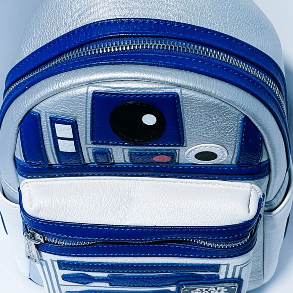 Rare Loungefly R2-D2 Mini Backpack Disney Parks Star Wars 2021 Droid Bag main image 6